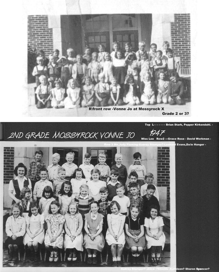 Mossyrock 2nd graders, 1947